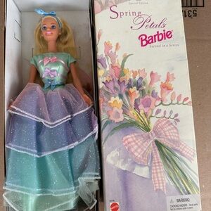 1996 Avon exclusive Barbie Spring Petals Doll with Floral Accents